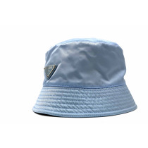 Prada Cappello Nylon Azzurro