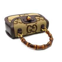 구찌 밤부 GG 점보 베이지