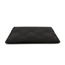 Gucci Portacarte Signature Pelle Marrone Scuro