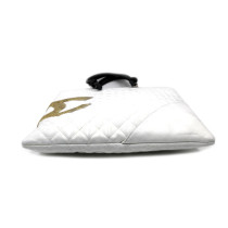 Chanel Sac Plat Cambon Pelle Bianca