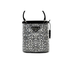 Prada Panier Raso con Cristalli - Crystal