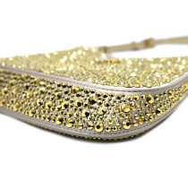 Prada Cleo Raso Con Cristalli Oro - Crystal