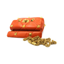 Valentino Roman Stud Pelle Arancio