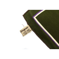 Ferragamo Foulard Seta Verde