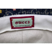 Gucci Cappello Denim GG Blu