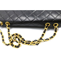 Chanel Maxi Logo Vintage Pelle Nera