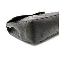 Chanel Maxi Logo Vintage Pelle Nera