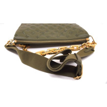 Louis Vuitton Coussin MM Pelle Empreinte Kaki