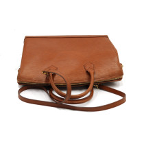 Fendi Brown Leather Shopping Bag