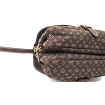 Louis Vuitton Saumur PM Mini Lin Marrone