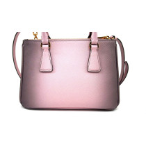 Prada Galleria Pelle Saffiano Rosa e Grigia