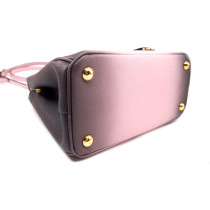 Prada Galleria Pelle Saffiano Rosa e Grigia