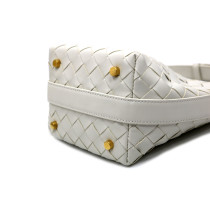 Bottega Veneta Hand Bag Pelle Bianca