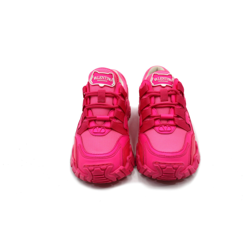 Valentino Sneaker Tela Fucsia