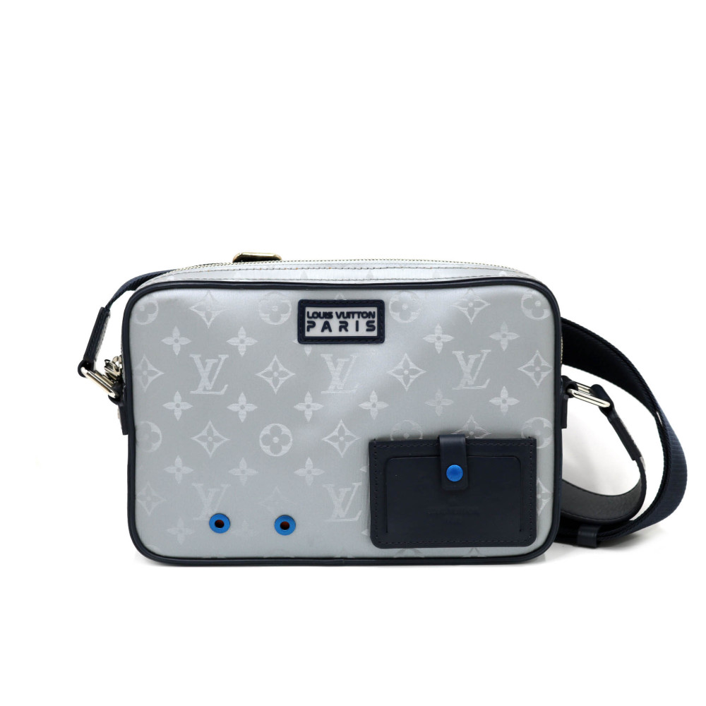 Louis Vuitton Satellite Alpha Messenger Tela Grigia