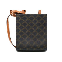 Celine Tote Mini Tela Marrone