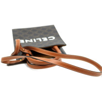 Celine Tote Mini Tela Marrone