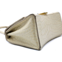 Balenciaga Hourglass Small Pelle Beige