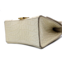 Balenciaga Hourglass Small Pelle Beige