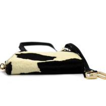 Dolce & Gabbana Portamonete Cavallino Panna e Nero