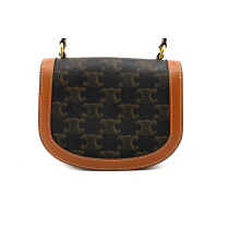 Celine Triomphe Pelle Marrone