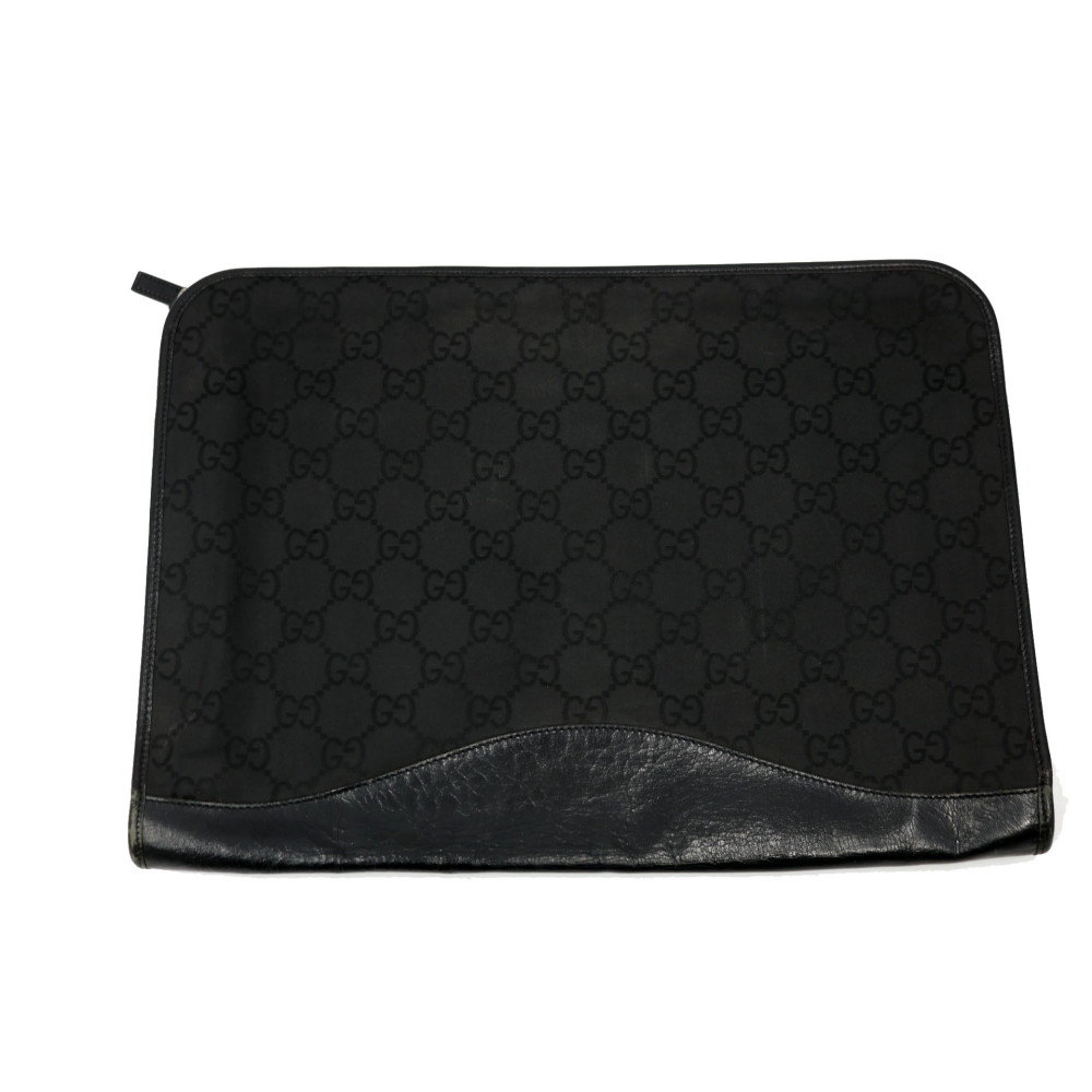 Gucci Portadocumenti Tela Nera