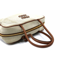 Miu Miu Beau Tela Beige