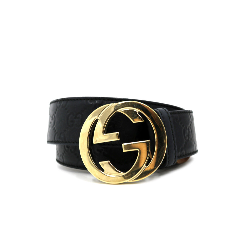 Gucci Cintura Pelle Nera