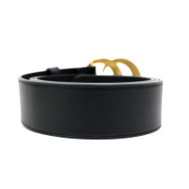 Gucci Cintura GG Buckis Pelle Nera