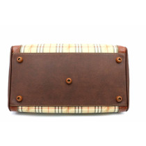 Burberry Borsone da Viaggio Check Beige