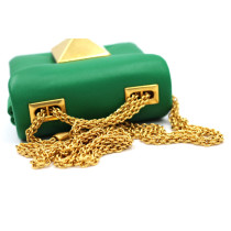 Valentino One Stud Micro Pelle Verde