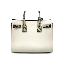 Saint Laurent Sac de Jour Pelle Bianca