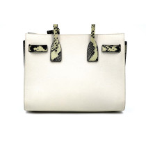 Saint Laurent Sac de Jour Pelle Bianca