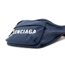 Balenciaga Marsupio Nylon Blu