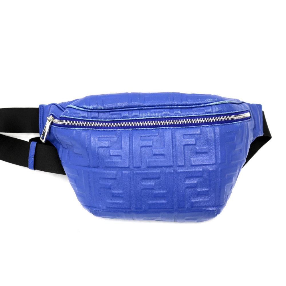 Fendi Marsupio Pelle Blu