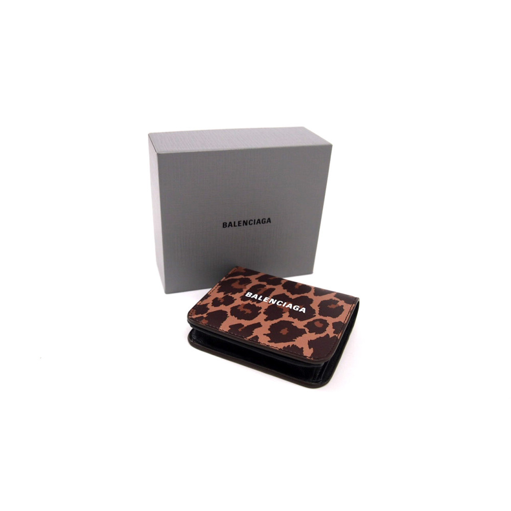 Balenciaga Portafoglio Pelle Animalier
