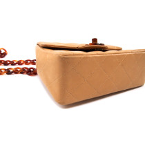 Chanel Mini Square Pelle Beige