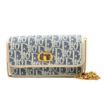 Dior Pochette Miss Caro Tela Azzurra