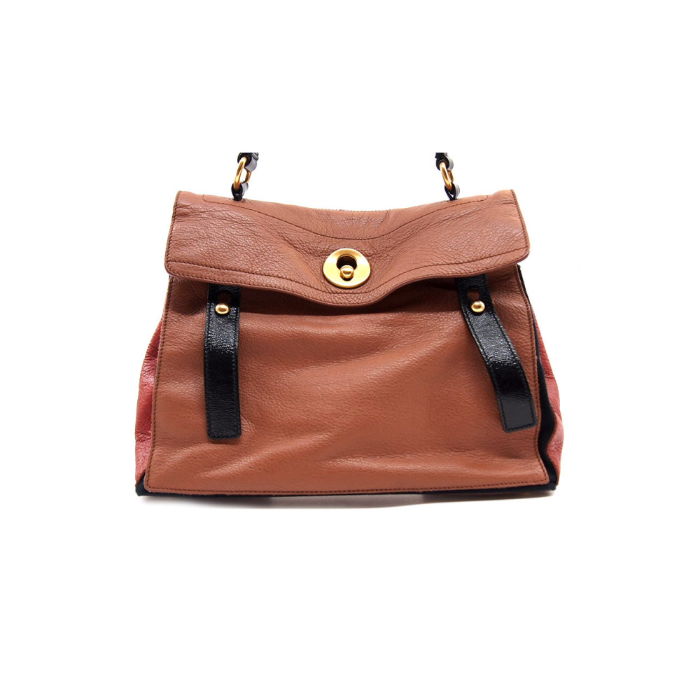 Saint Laurent Muse Two Pelle Marrone