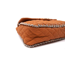 Chanel Shopping Round Chain Pelle d'Agnello Cammello