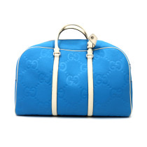 Gucci Borsone Pelle Azzurra