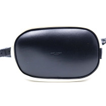 Saint Laurent Bucket Pelle Panna e Nera