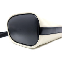 Saint Laurent Bucket Pelle Panna e Nera