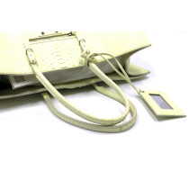 Balenciaga Shopping Papier Pitone Citronnade