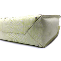 Balenciaga Shopping Papier Pitone Citronnade