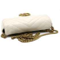 Gucci Marmont Mini Pelle Bianca