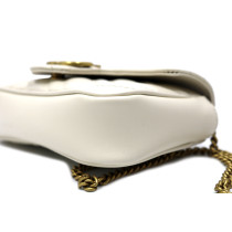 Gucci Marmont Mini Pelle Bianca