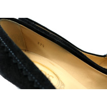 Tod's Decollete Camoscio Blu