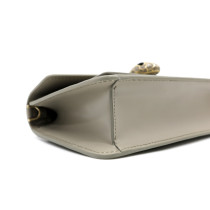 Bulgari Pochette Serpenti For Ever East-West Pelle di Vitello Tortora