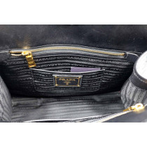 Prada Tote Bag Tweed Bianco e Nero